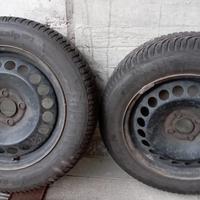 Pneumatici invernali su cerchio Fiat Punto EVO