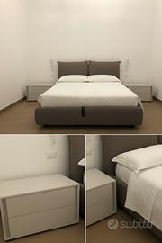 Letto matrimoniale Twils + Comodini Tomasella