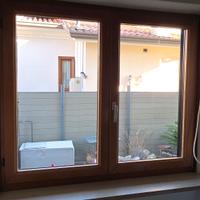 Infissi 2 finestre a 2 ante legno alluminio