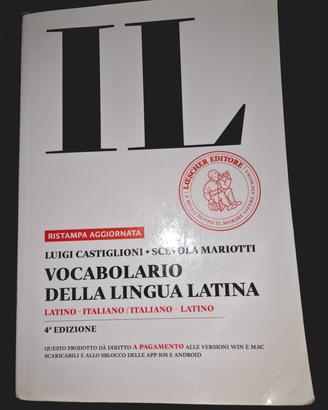 Vocabolario della lingua latina edizione  2025