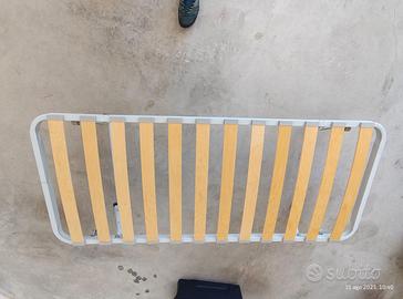 Rete con doghe da sottoletto con rotelle