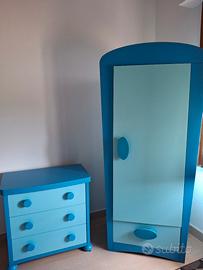 cassettiera e armadio bimbo 