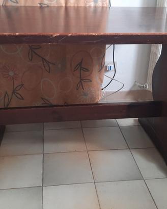 Scrivania legno antico