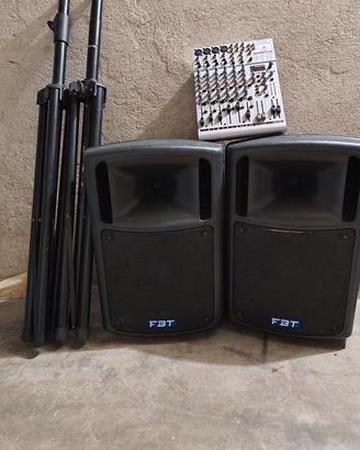 impianto audio Fbt Maxx4a 