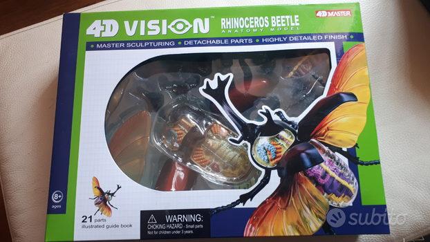 4D Vision rhinoceros beetle usato  Milano