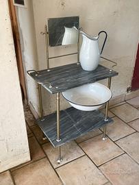 Lavabo d’epoca / mobiletto lavamani vintage