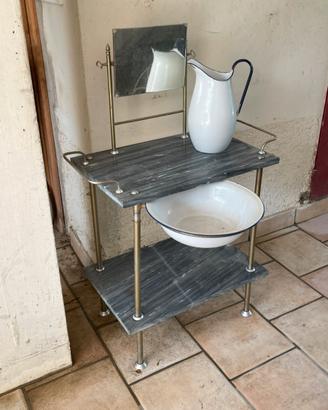 Lavabo d’epoca / mobiletto lavamani vintage