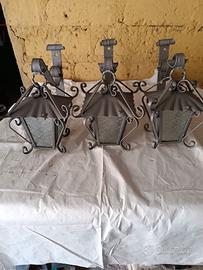 lampioni in ferro battuto