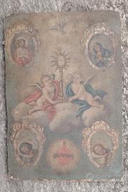 antica pala sacra in legno