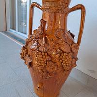 Giara in terracotta maiolicata