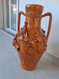 Giara in terracotta maiolicata