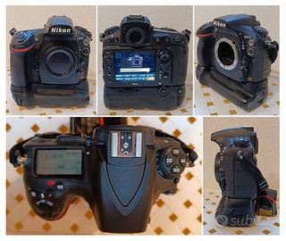 Corpo Nikon D810+impugnatura originale