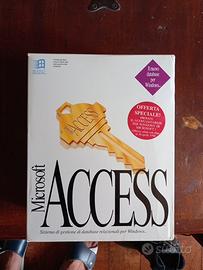 microsoft Access 1.0 italiano vintage - anno 1992