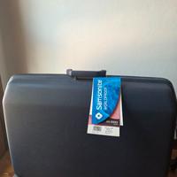 Valigia Samsonite + Beauty Case blu