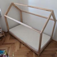 Letto per bambini con materasso 80x160