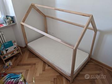 Letto per bambini con materasso 80x160