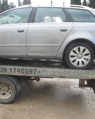 Ricambi usati audi a4 sw 2.0 tdi anno 2007