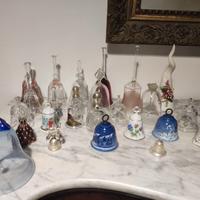 Campanelli di cristallo e ceramica