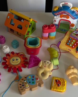 Lotto di giochi per bambini da 3 a 18 mesi