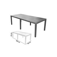 Tavolo allungabile e sedie da esterno