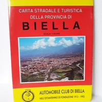 Carta turistica aci biella 80°fondazione 1913-1993