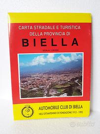Carta turistica aci biella 80°fondazione 1913-1993