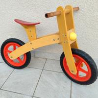 bici senza pedali in legno