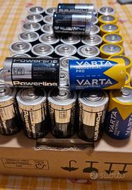 44 Batterie D LR20 - Panasonic + Varta