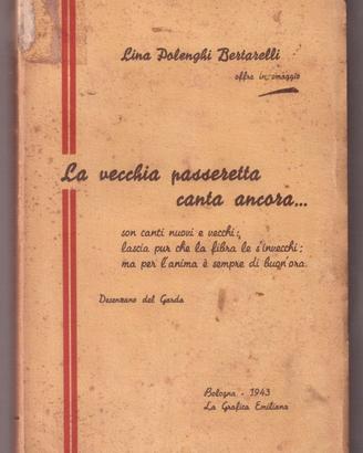 Polenghi Bertarelli La vecchia passeretta Sonetti