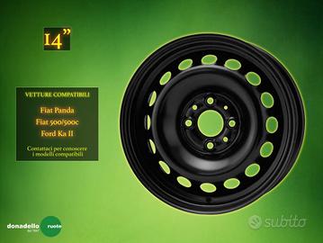Cerchio in Ferro 14" per Fiat e Ford