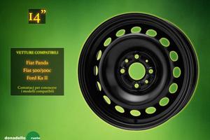 Cerchio in Ferro 14" per Fiat e Ford