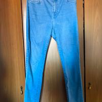 pantaloni jeans vita alta
