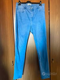 pantaloni jeans vita alta