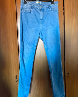 pantaloni jeans vita alta