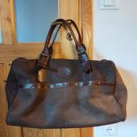 Borsone da viaggio in cuoio