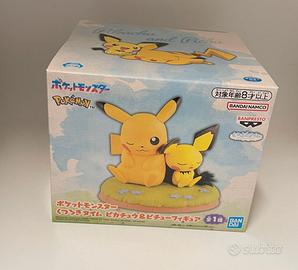 Figure Pikachu e Pichu Relaxing Time Pokémon