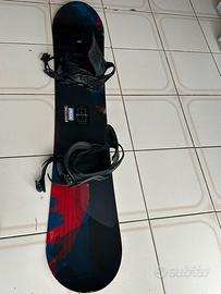 Tavola da Snowboard 157 cm con attacchi L