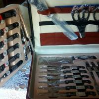 SET DI COLTELLI in valigetta VON STAINER 24 pezzi