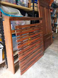 Copritermosifone e Appendiabiti in legno di noce