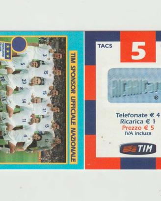 Scheda telefonica -  Verso i mondiali 2002 Ita-Fra