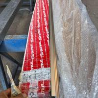 Binario alluminio per porta a vetro scorrevole int