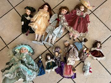 Lotto di bambole antiche e rare