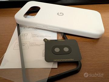 cover Google Pixel 9a + pellicola vetro temperato 