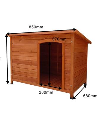 CUCCIA PER CANI IN LEGNO CM 85X58