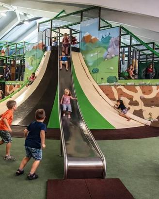 Vulcano Playground con Scivolo per parchi Gioco
