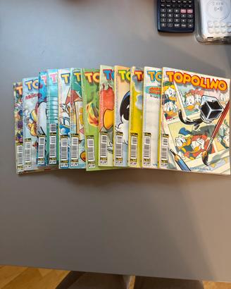Set 12 fumetti topolino anno 2005
