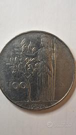100 lire  Minerva  anno 1956