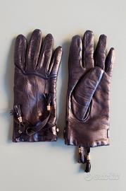 Guanti da donna in nappa e cashmere