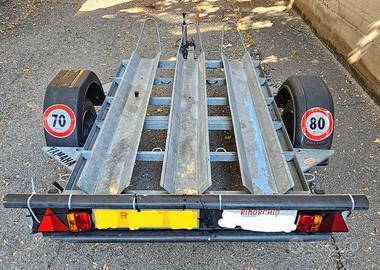 Carrello portamoto 3 posti