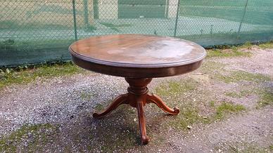 Tavolo rotondo mobile antico